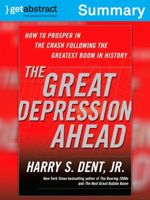 cover image of The Great Depression Ahead (Summary)